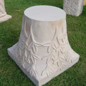 Ornamental Carved Stone Pedestal