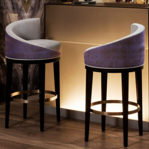 Velora Luxe Swivel Bar Stool