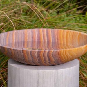 Rainbow Sandstone Bird Bath Bowl