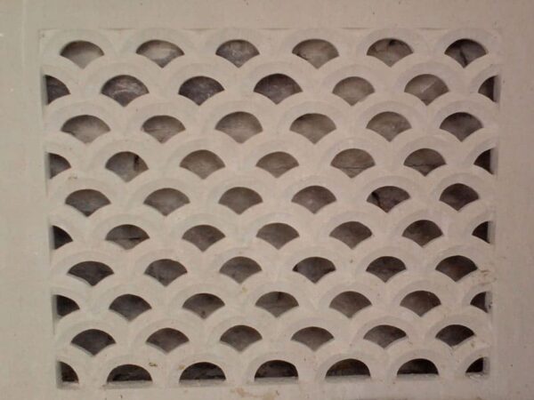 Carved Sandstone Lattice Grill (Jali Panel)